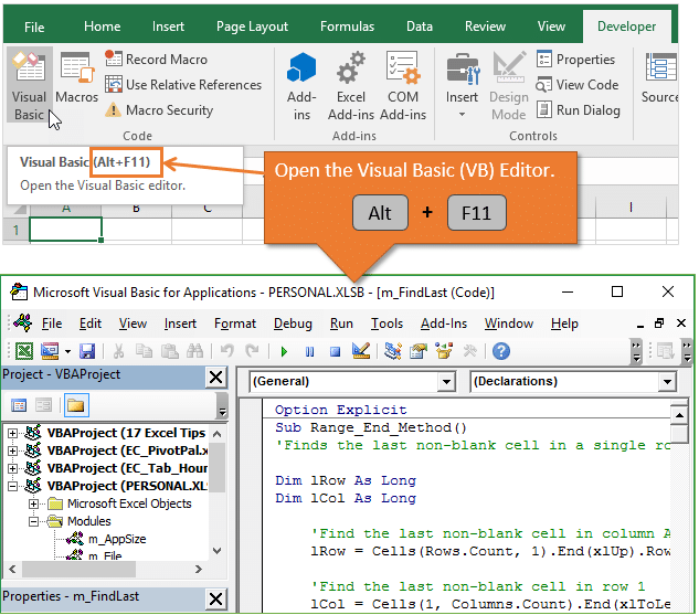 what is alt in excel for mac